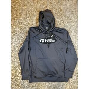 Under Armour Women’s Hoodie Medium Gray Loose Fit Pullover NWT
